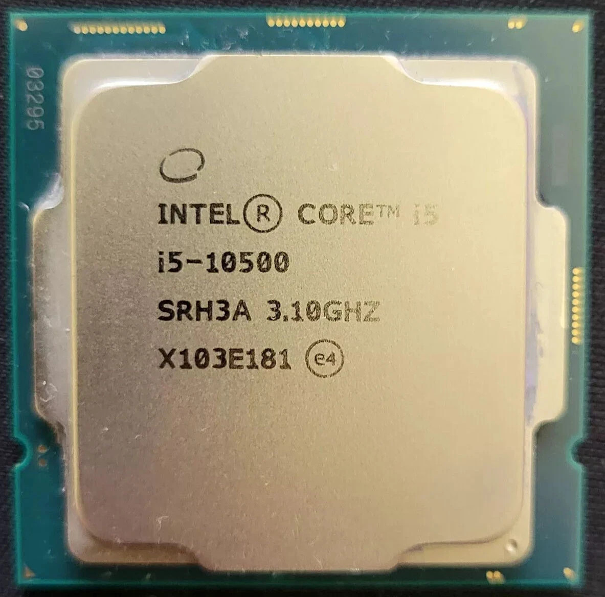 Intel Core i5-10500 SRH3A 3.1GHz 12MB Cache 6-Core LGA1200 CPU