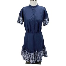 Rebecca Taylor | S | La Vie Eyelet Embroidered Short Sleeve Dress Lace Cutouts