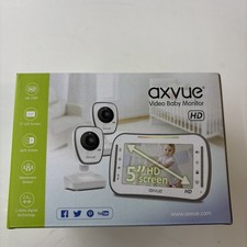 Axvue HD992 Video Baby Monitor 720P Full HD 5.0" IPS Screen 2 Cameras