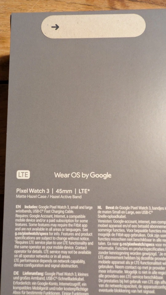 Google Pixel Watch 3 (45mm) mit LTE NAGELNEU !!! - Bild 3 von 3