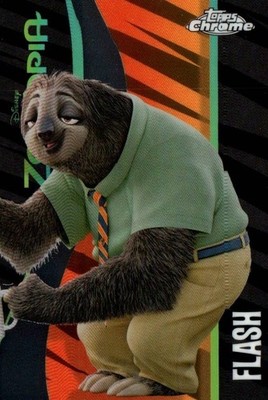 2025 Topps Chrome Disney Zootopia Insert Flash 