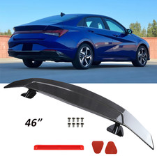 46 Car Rear Trunk Spoiler Lip Wing Gt Carbon Fiber Style For Elantra Hybrid 46 Car Rear Trunk Spoiler Lip Wing Gt Carbon Fiber Style For Elantra Hybrid
