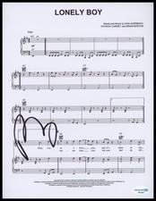 Patrick Carney "The Black Keys" AUTOGRAPH Signed 'Lonely Boy' Sheet Music ACOA