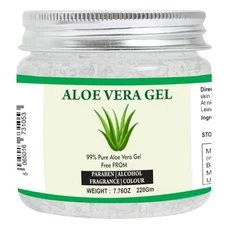 Aloe Vera Gel | 100% Pure Natural Aloe Gel | For Moisturizing Face Skin & Hair
