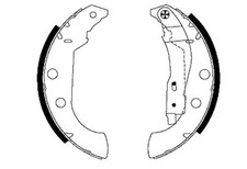 TEXTAR Bremsbackensatz 91056600 für XSARA ZX PEUGEOT 7B 7E N5 N1 CITROËN N3 7A