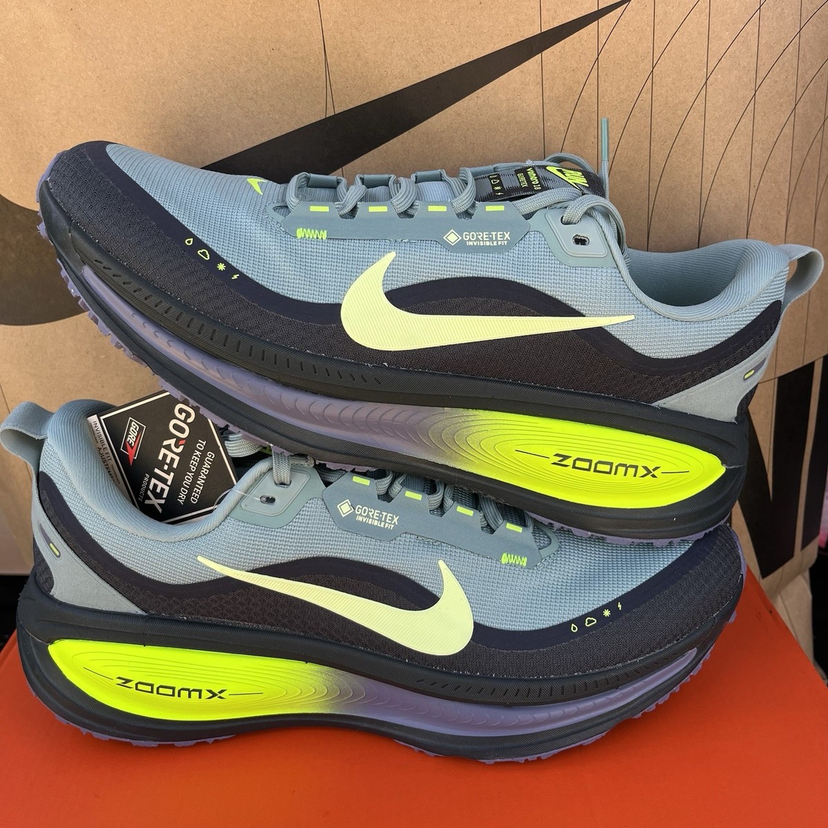 NEW Nike Vomero 18 GTX GORE-TEX Waterproof 'Seaweed' NBY HQ7001