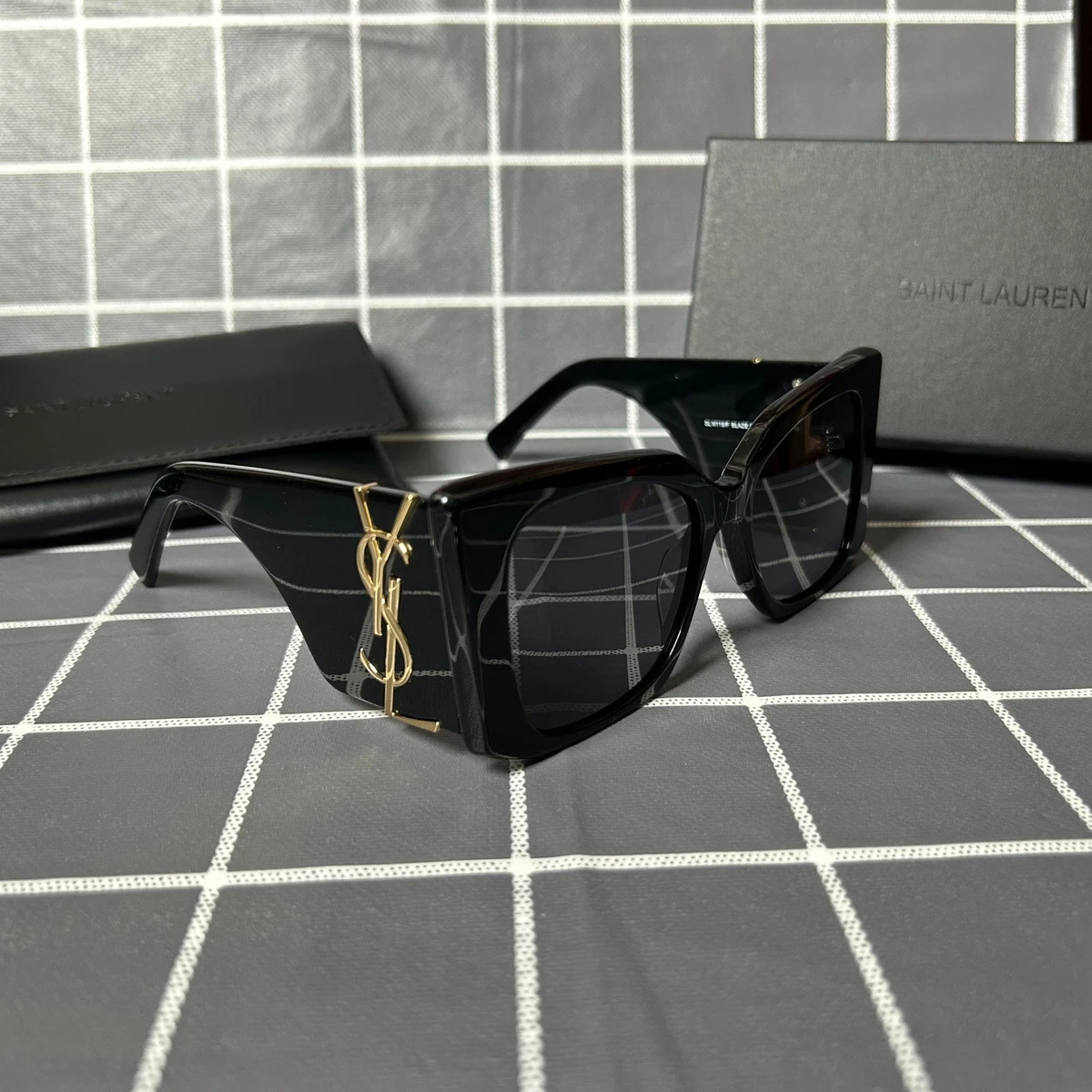 Saint Laurent Gold Sunglasses for Women for sale | eBay