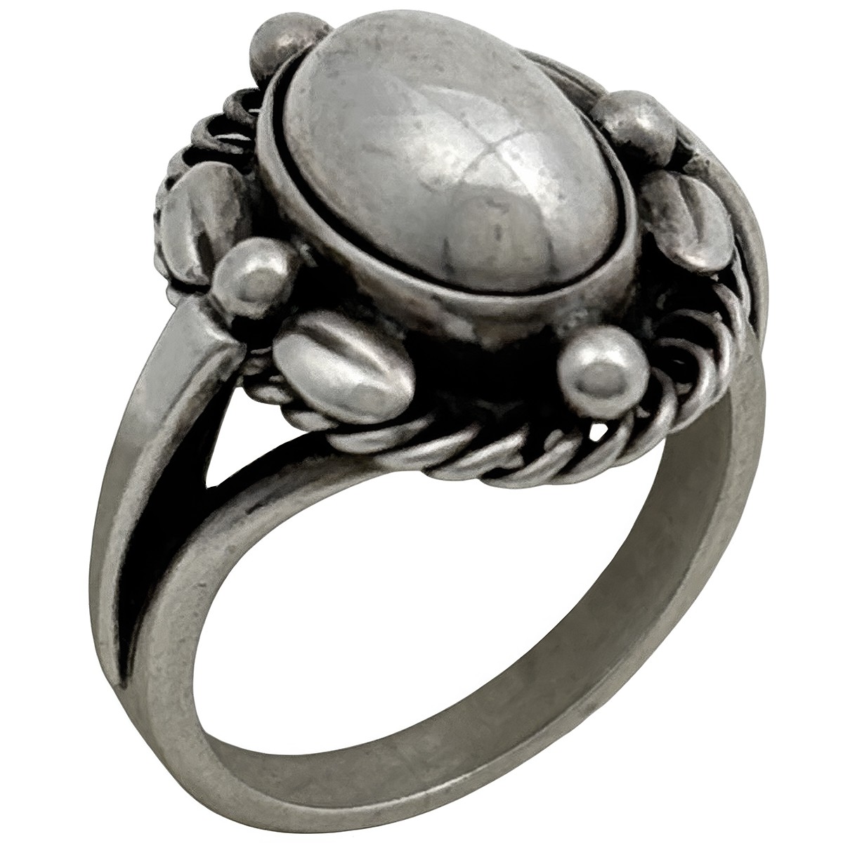 Georg Jensen 1A Ring Ring Moonlight Blossom Ring Silver925 Silver