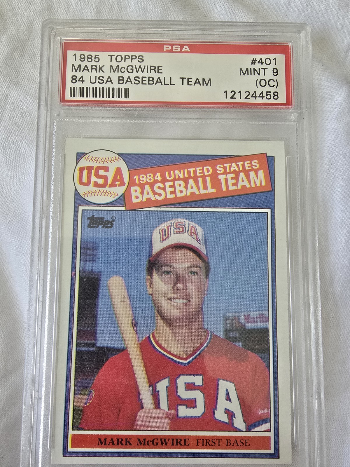 1985 Topps Mark McGwire #401 (RC)