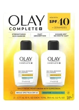 NEW Olay Complete+ Moisturizer with SPF 40 Sensitive 6 fl oz, 2-pack