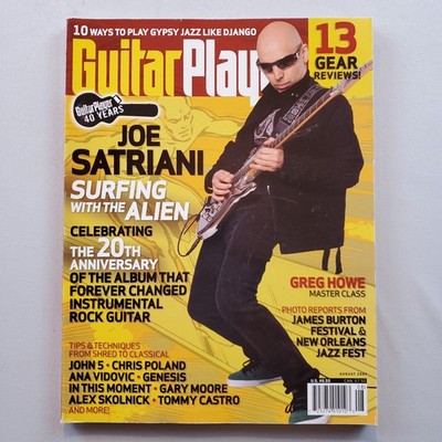 Guitar Player Magazine Vol 41 #8 Aug 2007 Joe Satriani Greg Howe Ana Vidovic