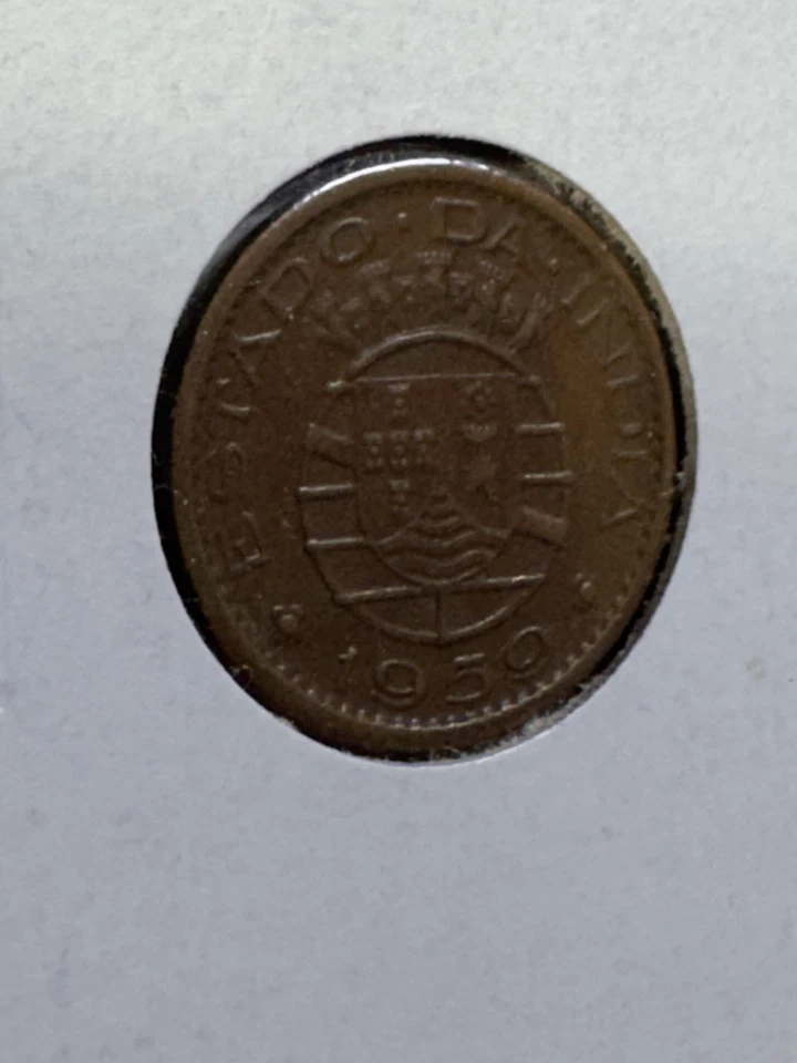 1959 India-Portuguese 10 Centavos - Image 2 of 4