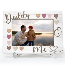 ONDTOM Dad Picture Frame, Fathers Day Birthday Gifts, First Time Dad Gifts fr...