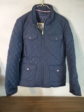 Tommy Hilfiger Women's Navy Quilted Jacket Size Large