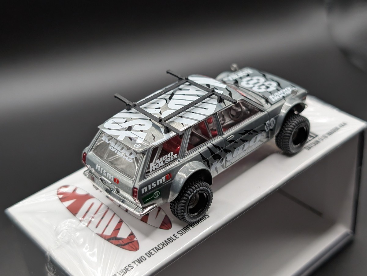 CHASE 1:64 MINI GT Kaido House Datsun 510 Wagon 4x4 Kaido Offroad