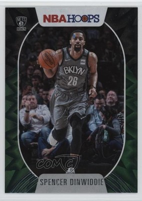 2020-21 Panini NBA Hoops Green Explosion 72/89 Spencer Dinwiddie #51 0v9