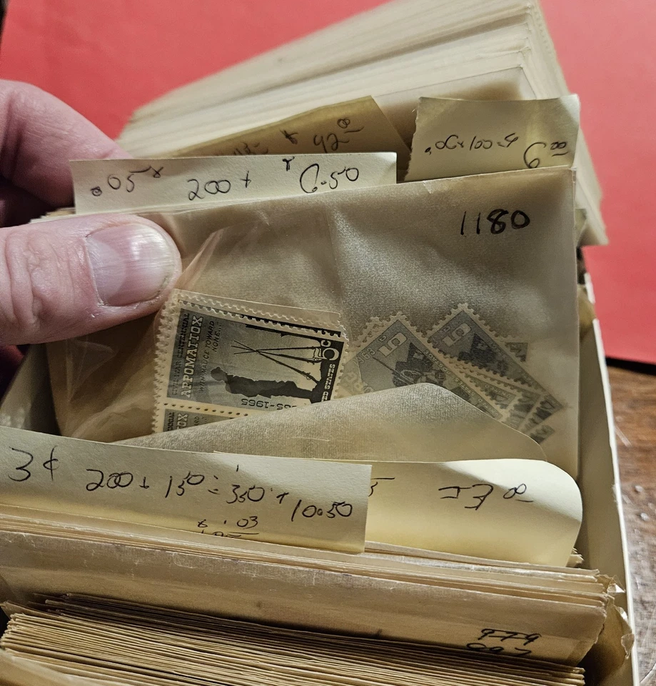 $215.00 US MINT DISCOUNT POSTAGE PLATE BLOCKS- BLOCKS, SINGLES--FREE SHIPPING - Image 4 of 4