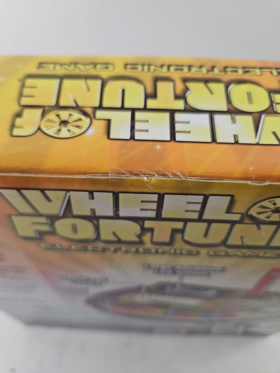 Wheel of Fortune Electronic Game Deluxe Edition 1000 Puzzles TV