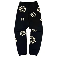 Denim Tears x CPFM Cactus Tears Wreath Sweatpants Black