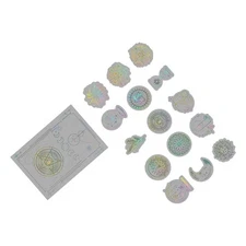 45Pcs Journal Sticker Paper Adhesive Sticker Pretty Design Lovely Exquisite