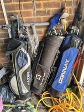 Job Lot Of Golf Clubs And Bags