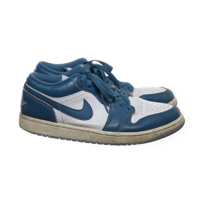 Nike Air Jordan, Sneaker, Größe: 44 1/2, model: air jordan 1 low, Blau/Weiß #nCt