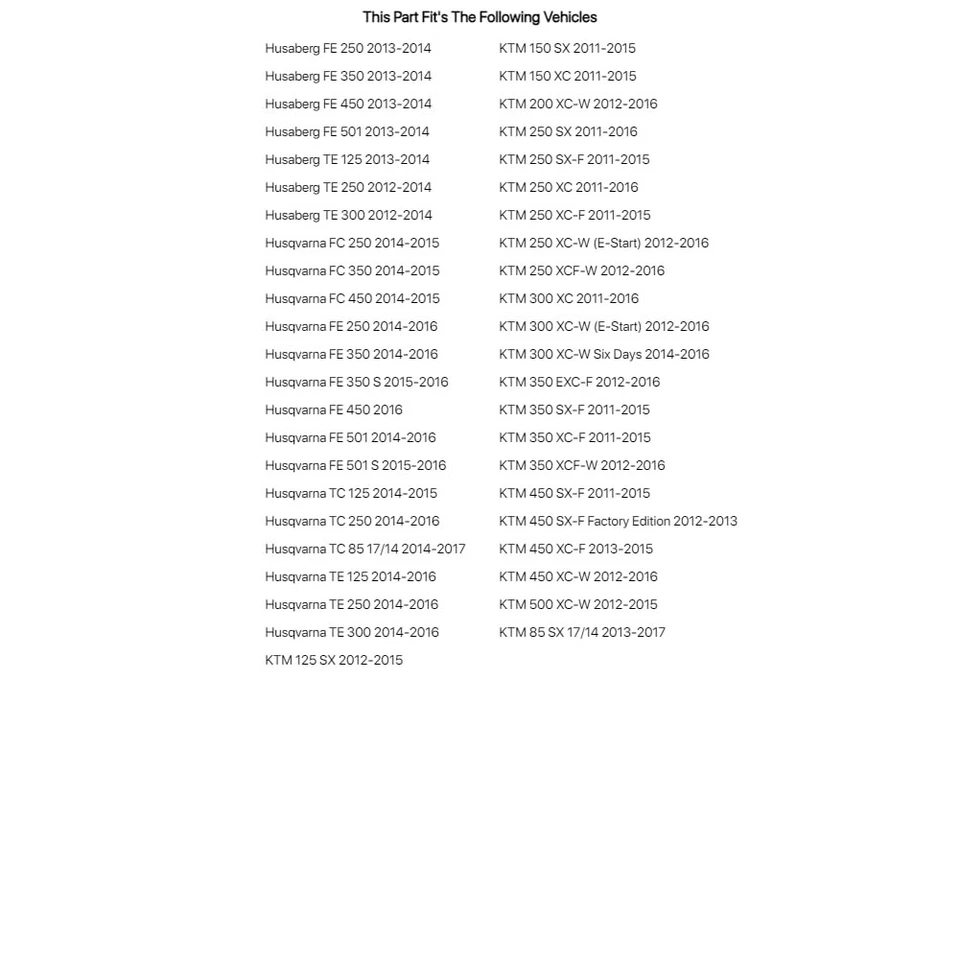 No Toil Super-Flo Air Filter Kit Replacement Filter For HUSQVARNA TE 125 2014-16 - Image 2 of 3