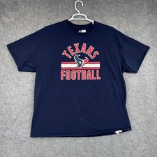Houston Texans Shirt Mens 2XL Navy Blue NFL Football NFL Team Apparel Tee