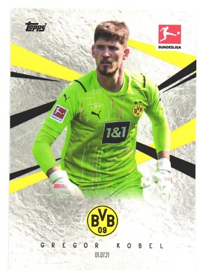 2021-22 Topps  Bundesliga Update BVB Borussia Dortmund Gregor Kobel