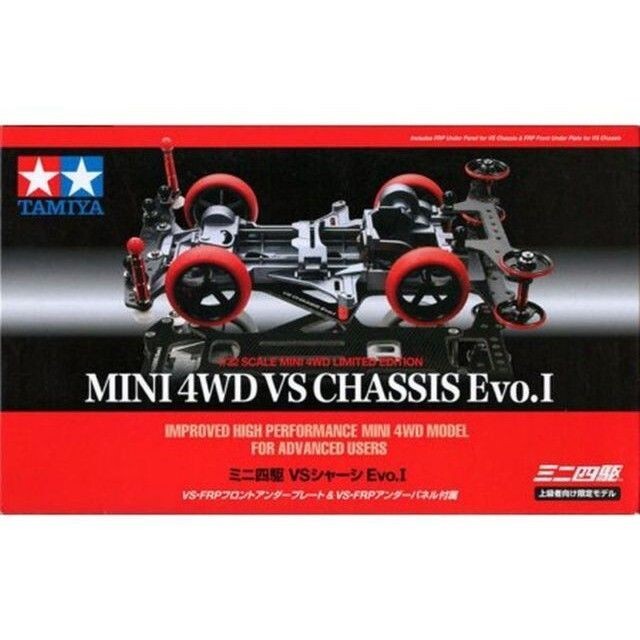 自動車 TAMIYA MINI 4WD VS CHASSIS Evo.I Tamiya Mini 4WD VS Chassis Evo.1 #94734 - MADE IN JAPAN | eBay