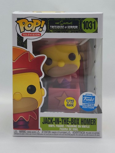 Box Homer Simpson #1031 GITD Funko Shop 