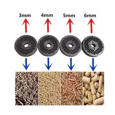 Piastra smerigliatrice per macchina pellet mangime disco 3-6 mm per mangimi animali fresa pellet macchina