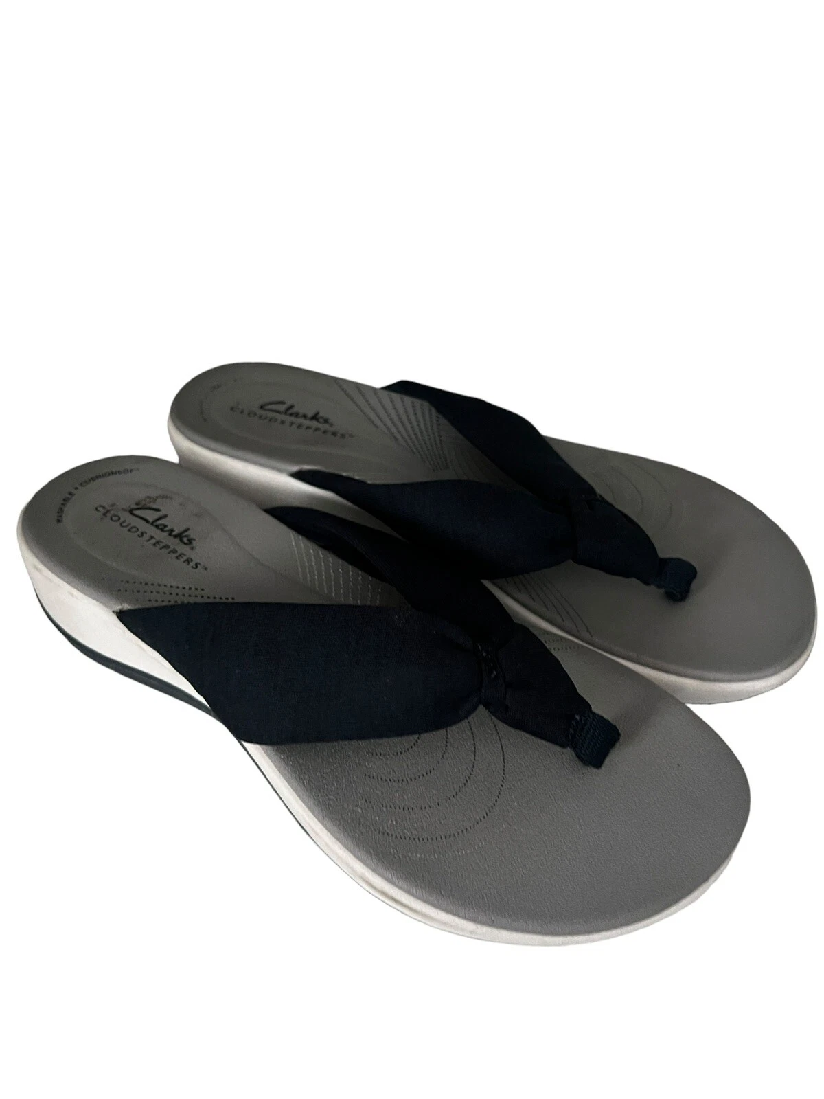 CLOUDSTEPPERS by Clarks ARLA KAYLIE sandalo infradito blu navy comodo taglia 8