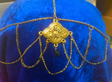 Tiara gold crowns unisex circlet diadem shield fully adjustable