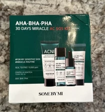 SOME BY MI ~ AHA ~ BHA~ PHA ~ 30 Days Miracle AC SOS Kit ~ EXP. 05/29/2026