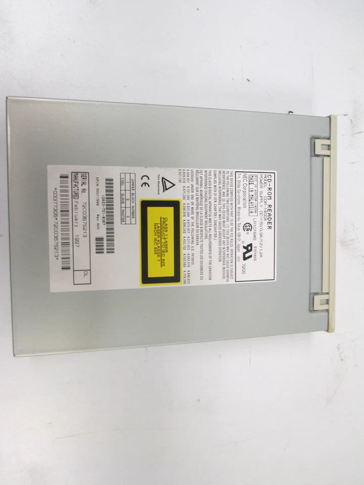 Lector de CD-ROM vintage NEC CDR-1400A Foto 3 de 4