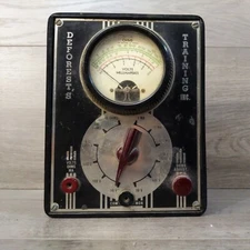 DEFOREST'S TRAINING Multimeter - With Original Test Leads And Batteries WORKS
