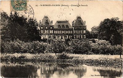CPA AK St-ROMAIN d'ALBON - Chateau de Senault (369649)