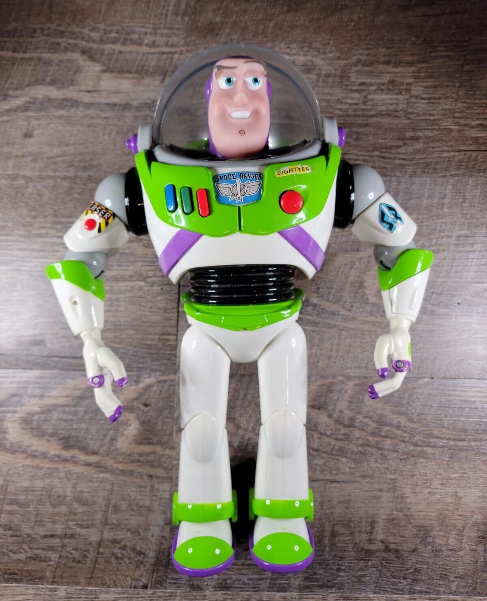 Vintage Disney Toy Story Buzz Lightyear 12 inch Talking Action Figure Pixar