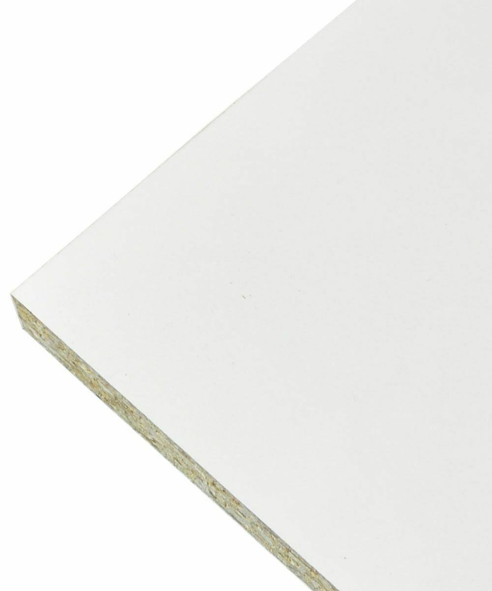 White Melamine Shelving Contiplas Board 15mm Twin Slot Chipboard