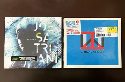 JOE SATRIANI - SHOCKWAVE SUPERNOVA + CHICKENFOOT III (2 CD ALBUMS) NEW EE30