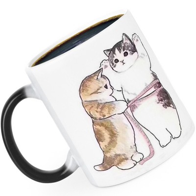  Temperature-sensitive and Color-changing Mug Men Women Latte Art Cup Milk