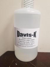Davis-K PINK Gold Plating Solution 1 DWT Ready to Use Gold Electroplating LITER
