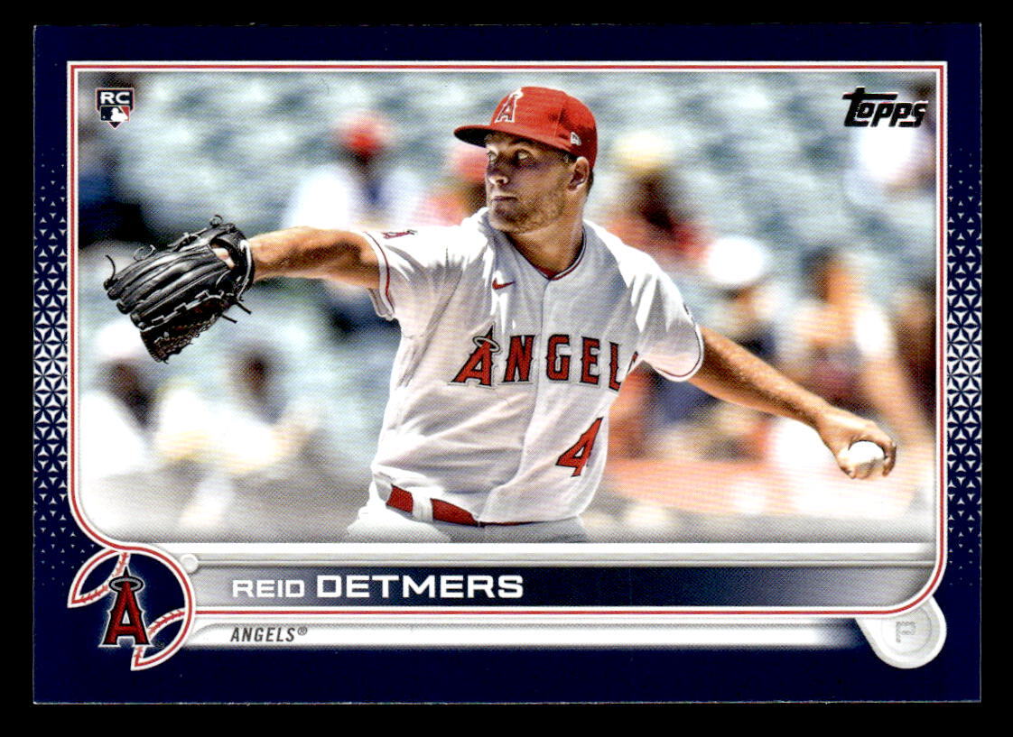 2022 Topps #201 Reid Detmers Royal Blue