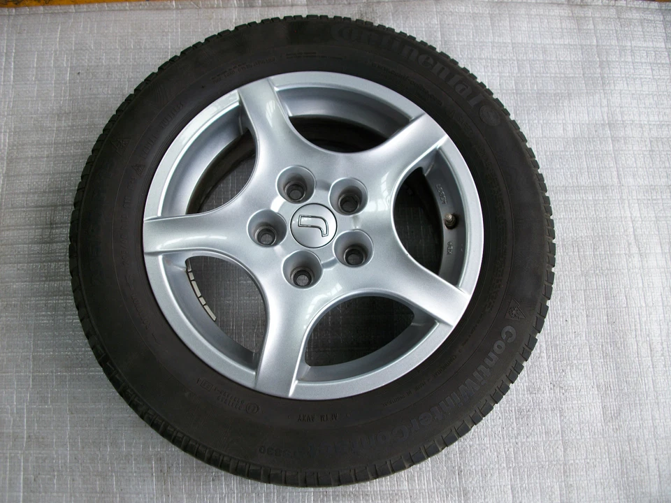 4x Alu Komplettrad BMW 3er 7x15ET45 5x120 Conti Wintercont. TS830 205/60R15 91T - Bild 4 von 4