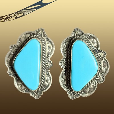 NAVAJO／kevin ramone／ターコイズsterling silver Sterling Silver & Turquoise Earrings by Kevin Ramone | eBay