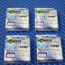 Power Pro Ice-Tec PTFE-Coated Fishing Line Ice Blue 50YDS  CHOOSE LINE WEIGHT!