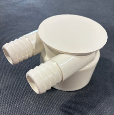 Magic Plastics 2'' Slip x Dead End Manifold x (2) 3/4'' Barb.