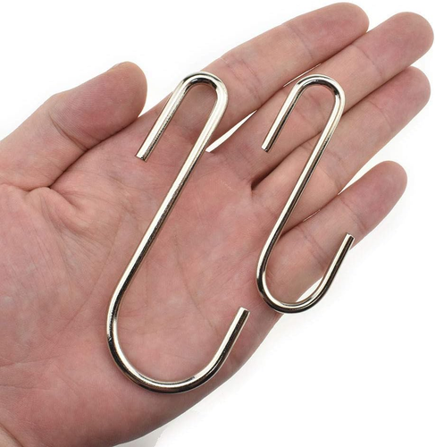 20 Pack Heavy Duty S Hooks Stainless Steel S Shaped Hooks Hanging Hangers for Ki - Picture 9 of 12