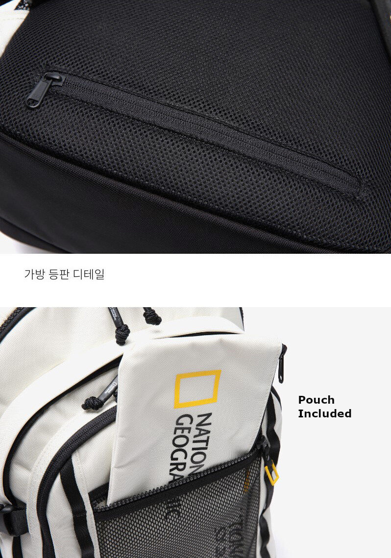 Original National Geographic Patch Backpack Bag Outdoor